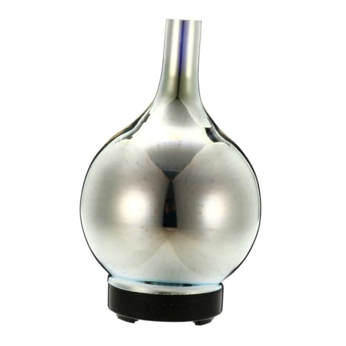 TOYZFRIENDY Aromatherapie Diffusor mit Glas Funkelndes Design Farbwechsel LED Nachtlicht Aromadiffusor und Luftbefeuchter für Ätherische Öle Kühler Nebel für Wohnzimmer und Schlafzimmer von TOYZFRIENDY