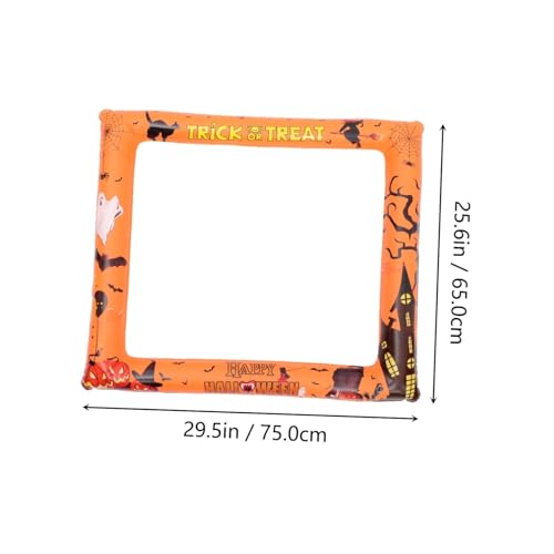 TOYZFRIENDY Aufblasbarer Halloween Fotorahmen Bunte Selfie Requisite Leicht Sicher für Party Indoor Outdoor Unvergessliche Momente mit Familie und Freunden Erleben von TOYZFRIENDY