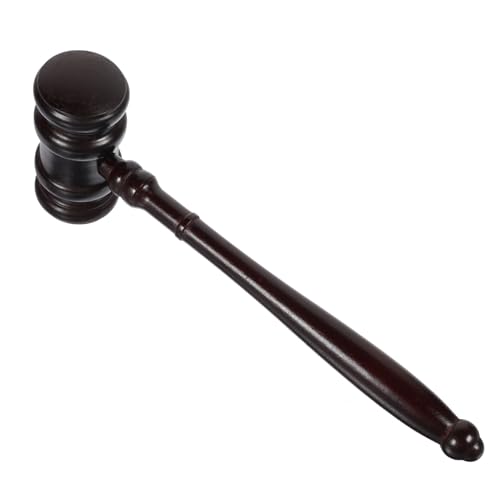 TOYZFRIENDY Auktionshammer aus Massivem Holz Klarer Klang Wasserfest und Tragbar für Richter Anwälte Auktionen und Juristengeschenke TOYZFRIENDY Auktionshammer aus Massivem Holz Klarer Klang Wasserfest und Tragbar für Richter Anwälte Auktionen und Juristengeschenke von TOYZFRIENDY