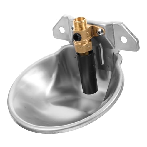 TOYZFRIENDY Automatische Edelstahl Tränkebecken für Rinder Schafe Schweine Rostfreie Viehtränke mit Spritzgeschütztem Abgerundetem Design Langlebiger Wassernapf für Bauernhofgebrauch TOYZFRIENDY Automatische Edelstahl Tränkebecken für Rinder Schafe Schweine Rostfreie Viehtränke mit Spritzgeschütztem Abgerundetem Design Langlebiger Wassernapf für Bauernhofgebrauch von TOYZFRIENDY