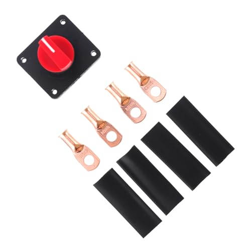 TOYZFRIENDY Batterie trennschalter Isolierender Hauptschalter mit Kabelsatz für Auto Yacht und Lkw Robustes Power Cut Off Sicherheitsabschaltung gegen Stromverlust von TOYZFRIENDY