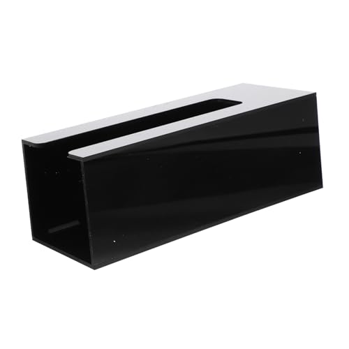 TOYZFRIENDY Becherhalter Schwarz Einzelfach Staubdicht Papierbecher Organizer für Büro Küche Wohnzimmer Vielseitiger Pappbecherspender für Party Event von TOYZFRIENDY