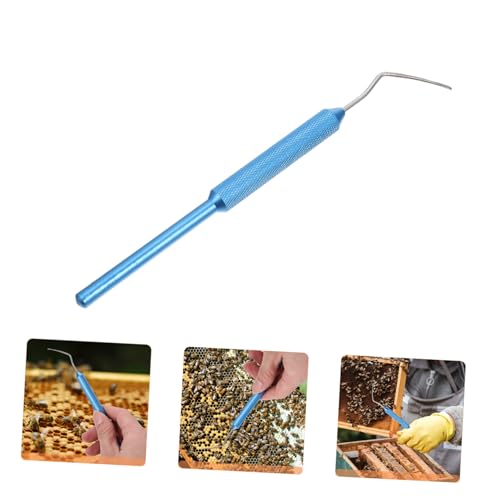 TOYZFRIENDY Bee Transfer Needle aus Rostfreiem Edelstahl Langlebiges Imkereizubehör für Larven und Wurmpfropfung Leichtes Praktisches Werkzeug für Präzises Umsetzen von Bienen und Kleinen von TOYZFRIENDY