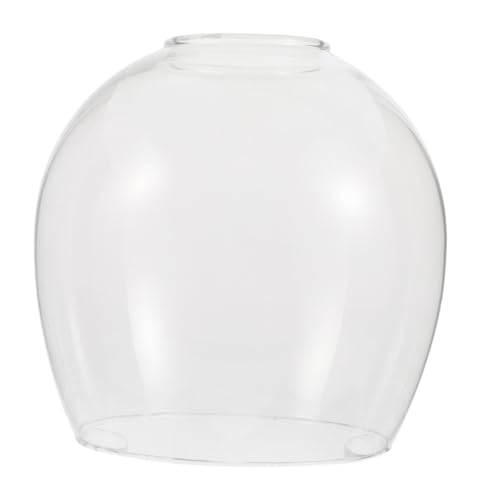 TOYZFRIENDY Bernsteinwandlampenabdeckung Hängende Anhängerleuchten Abdeckung Wandlampenschirme Abdeckung für Stehlampen Hängeleuchten Schatten Deckenleuchten Schatten Lichtkugel Glas Orange von TOYZFRIENDY
