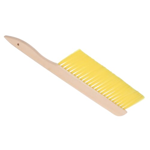 TOYZFRIENDY Bienenbesen mit Holzgriff Leichtes Imkerwerkzeug Schonende Kunststoffborsten für Sanfte Reinigung Bienenzucht Zubehör Praktischer Bienenfeger für Einfache Anwendung von TOYZFRIENDY