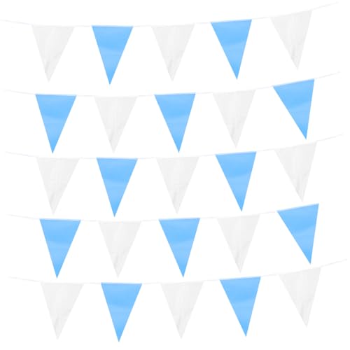 TOYZFRIENDY Blaue Weiße Wimpelkette Deutschland Dekoration Wiederverwendbares Party Banner für Oktoberfest Wand und Fensterhänger Vielseitige Deko für Feierlichkeiten TOYZFRIENDY Blaue Weiße Wimpelkette Deutschland Dekoration Wiederverwendbares Party Banner für Oktoberfest Wand und Fensterhänger Vielseitige Deko für Feierlichkeiten von TOYZFRIENDY