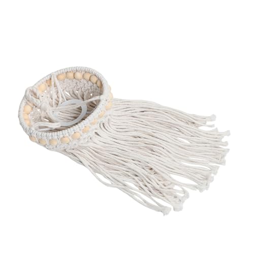TOYZFRIENDY Boho Makramee Lampenschirm Handgewebt mit Quasten Moderner Baumwollfaden Lampenschirm für Wohnzimmer Schlafzimmer Deckenleuchte Sanfte Beleuchtung Einfache Montage TOYZFRIENDY Boho Makramee Lampenschirm Handgewebt mit Quasten Moderner Baumwollfaden Lampenschirm für Wohnzimmer Schlafzimmer Deckenleuchte Sanfte Beleuchtung Einfache Montage von TOYZFRIENDY