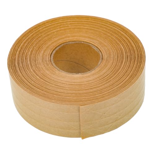 TOYZFRIENDY Braunes Kraftpapier Klebeband Stark Haftendes Wasserfestes Verpackungsband Beschreibbar Hitzebeständig Umweltfreundlich Vielseitig für Kartonversiegelung und Bastelarbeiten von TOYZFRIENDY