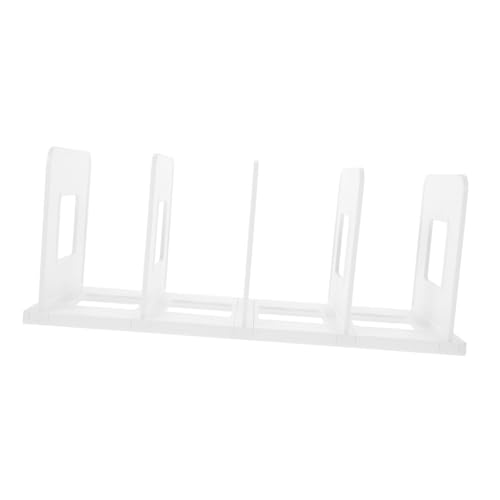 TOYZFRIENDY Buchständer Aus Kunststoff Praktischer Zeitschriftenordner Und Aktenordner Wiederverwendbarer Buch-Organizer Stabiler Buchhalter Für Schreibtische Und Bücherregale von TOYZFRIENDY