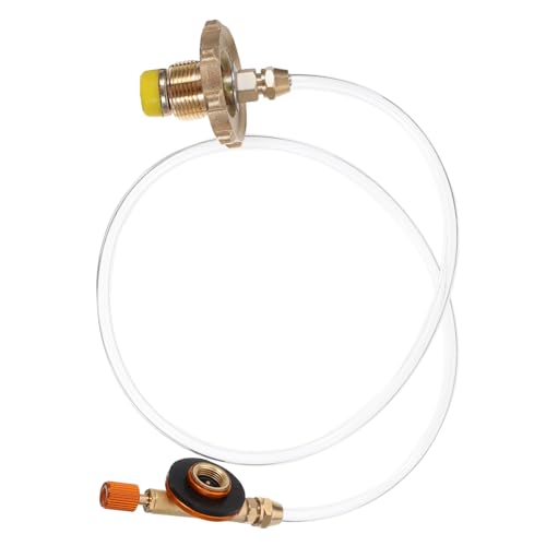 TOYZFRIENDY Camping Gaskocher Adapter Kupfer Handrad Gasfüllventil für Outdoor Kocher Campingzubehör Langlebig Geeignet für Gaskartuschen Campingkocher von TOYZFRIENDY