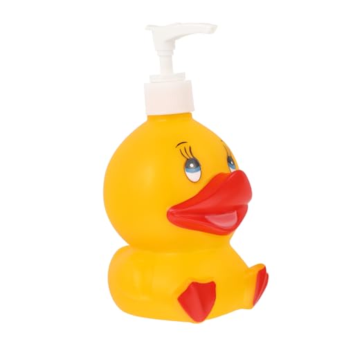 TOYZFRIENDY Cartoon Reise Flasche Entenform Pumpspender für Shampoo Duschgel Lotion Flüssigseife Handseife Reisebehälter Gelb Tragbar Praktisches Pumpdesign Vielseitig Einsetzbar für von TOYZFRIENDY