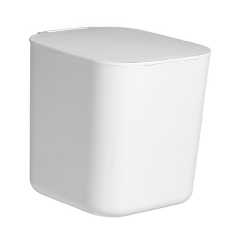 TOYZFRIENDY Desktop Mülleimer mit Klappdeckel Vielseitiger Müllbehälter für Büro Küche und Wohnzimmer Kompakte Einfache Handhabung Weiße Farbgestaltung Platzsparende Mülltonne TOYZFRIENDY Desktop Mülleimer mit Klappdeckel Vielseitiger Müllbehälter für Büro Küche und Wohnzimmer Kompakte Einfache Handhabung Weiße Farbgestaltung Platzsparende Mülltonne von TOYZFRIENDY