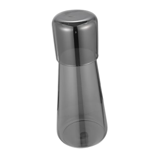 TOYZFRIENDY Dickwandige Glaskaraffe mit Becher Rutschfester Wasserkrug für Saft Tee Getränke Langlebiges Glas für Zuhause und Gästebewirtung Transparent von TOYZFRIENDY