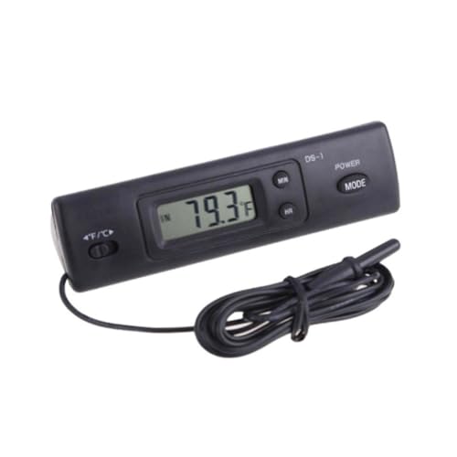 TOYZFRIENDY Digital Fish Tank Thermometer Fieberthermometer temperatur sensorisch Aquarium-Thermometer für Reptilien Aquarientemperatursensorgerät Temperaturmessgerät Abs Schwarz TOYZFRIENDY Digital Fish Tank Thermometer Fieberthermometer temperatur sensorisch Aquarium-Thermometer für Reptilien Aquarientemperatursensorgerät Temperaturmessgerät Abs Schwarz von TOYZFRIENDY