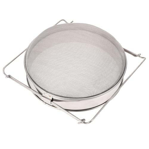 TOYZFRIENDY Doppelschicht Edelstahl Honigsieb Bienenzucht Zubehör Honigfilter Feinmaschig Langlebig Rostfrei für Sauberen Honig und Feines Filtern Imkerfreundlich Robust Einfach zu Reinigen von TOYZFRIENDY