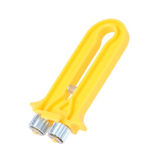 TOYZFRIENDY Drahtspanner und Crimper Werkzeug Bienenrahmen Drahtkabel-Spanner mit Robustem Metallrad und Ergonomischem Orangen-kunststoffgriff für Präzise Rahmenspannung von TOYZFRIENDY