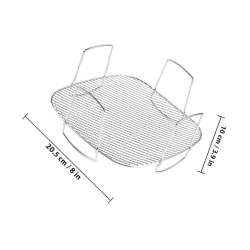 TOYZFRIENDY Edelstahl Airfryer Rack mit Praktischem Griff Hitzebeständiges Backgitter für Heißluftfritteuse Vielseitig Einsetzbar zum Trocknen von Früchten und Fleisch Leicht zu Reinigen als TOYZFRIENDY Edelstahl Airfryer Rack mit Praktischem Griff Hitzebeständiges Backgitter für Heißluftfritteuse Vielseitig Einsetzbar zum Trocknen von Früchten und Fleisch Leicht zu Reinigen als von TOYZFRIENDY