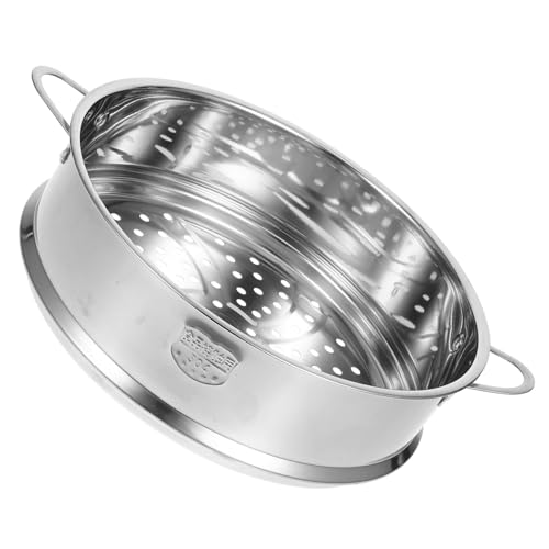TOYZFRIENDY Edelstahl Dampfgarer Einsatz mit Griffen Vielseitiger Steamer für Reiskocher und Küchenutensilien Einfache Handhabung Glatte Oberfläche Geeignet für Haushalt Restaurant und TOYZFRIENDY Edelstahl Dampfgarer Einsatz mit Griffen Vielseitiger Steamer für Reiskocher und Küchenutensilien Einfache Handhabung Glatte Oberfläche Geeignet für Haushalt Restaurant und von TOYZFRIENDY