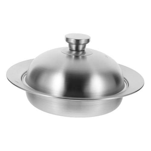 TOYZFRIENDY Edelstahl Dampfgarer mit Deckel Multifunktionaler Steamer Korb für Gedämpfte Brötchen Fisch und Gemüse Hitzebeständig Langlebig für Induktionsherd Geeignet Haushalts Dampfgarer von TOYZFRIENDY