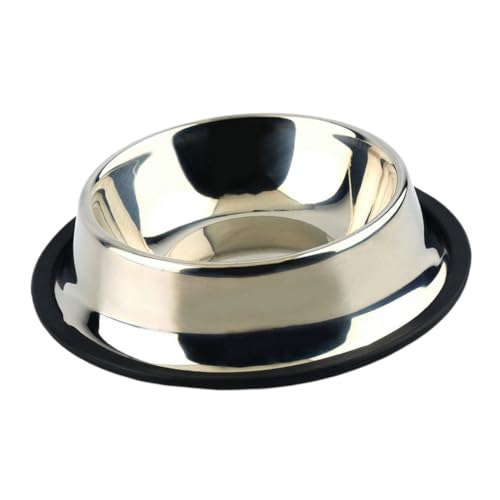 TOYZFRIENDY Edelstahl Haustiernapf Rutsch Futternapf Robuster Metallnapf für Hunde Katzen Sicherer Wassernapf Futterbehälter für Zuhause und Geschäft TOYZFRIENDY Edelstahl Haustiernapf Rutsch Futternapf Robuster Metallnapf für Hunde Katzen Sicherer Wassernapf Futterbehälter für Zuhause und Geschäft von TOYZFRIENDY