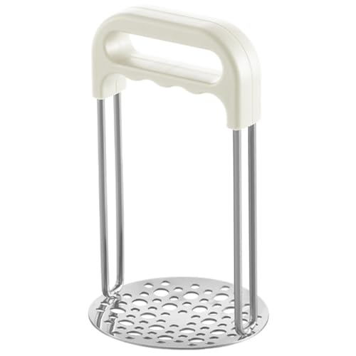 TOYZFRIENDY Edelstahl Kartoffelstampfer Manuell mit Komfortablem Griff Robuster Obst Gemüsepresse für Cremiges Kartoffelpüree Vielseitig für Kürbis Karotten Babybrei Küchenhelfer für Haushalt TOYZFRIENDY Edelstahl Kartoffelstampfer Manuell mit Komfortablem Griff Robuster Obst Gemüsepresse für Cremiges Kartoffelpüree Vielseitig für Kürbis Karotten Babybrei Küchenhelfer für Haushalt von TOYZFRIENDY