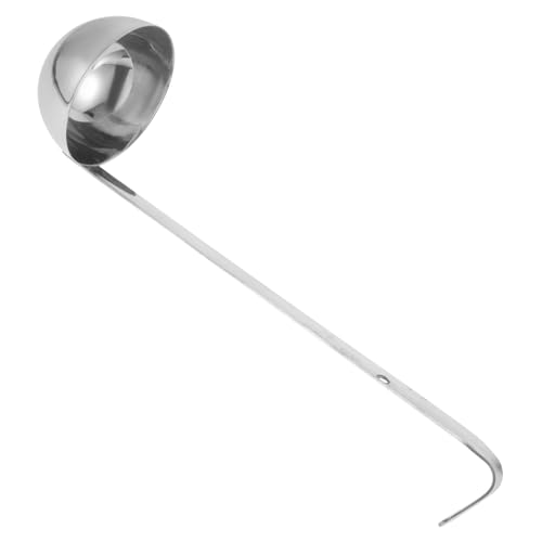 TOYZFRIENDY Edelstahl Schöpflöffel mit Langem Griff und Hakengriff Robustes Küchenutensil für Suppe Soße Porridge Spülmaschinenfest Glatte Oberfläche Vielseitiger Suppenlöffel für Haushalt TOYZFRIENDY Edelstahl Schöpflöffel mit Langem Griff und Hakengriff Robustes Küchenutensil für Suppe Soße Porridge Spülmaschinenfest Glatte Oberfläche Vielseitiger Suppenlöffel für Haushalt von TOYZFRIENDY
