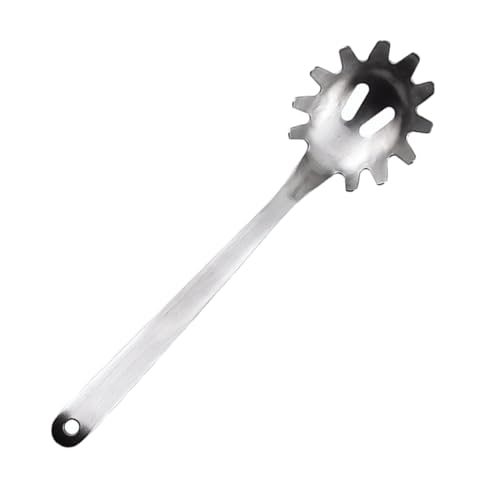 TOYZFRIENDY Edelstahl Spaghettilöffel mit Zähnen Multifunktionaler Nudellöffel zum Servieren von Pasta und Ramen Leicht zu Reinigen Praktisches Küchengerät für Effizientes Kochen TOYZFRIENDY Edelstahl Spaghettilöffel mit Zähnen Multifunktionaler Nudellöffel zum Servieren von Pasta und Ramen Leicht zu Reinigen Praktisches Küchengerät für Effizientes Kochen von TOYZFRIENDY