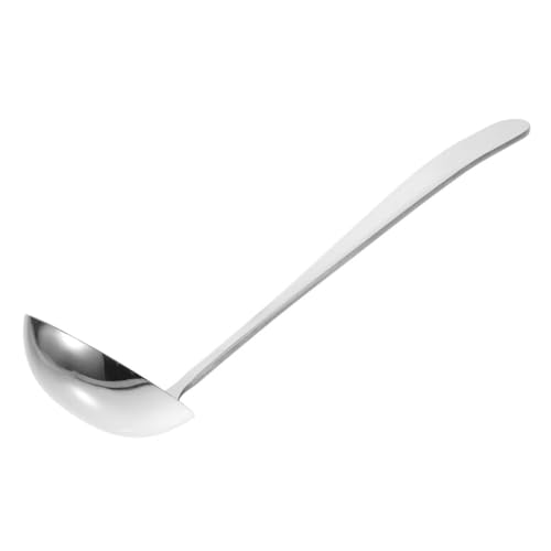 TOYZFRIENDY Edelstahl Suppenkelle Hitzebeständig Ergonomisch Geformt Vielseitiger Koch und Servierlöffel Spülmaschinenfest Küchenutensil für Suppe Porridge und Dessert von TOYZFRIENDY