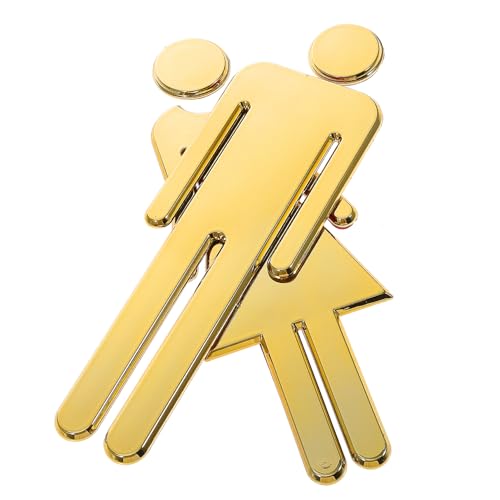 TOYZFRIENDY Edelstahl Toilettenschild Set Männer Frauen Wc Türschild Rostfrei Langlebig Badezimmer Beschilderung Einfache Montage Selbstklebend oder Verschraubt TOYZFRIENDY Edelstahl Toilettenschild Set Männer Frauen Wc Türschild Rostfrei Langlebig Badezimmer Beschilderung Einfache Montage Selbstklebend oder Verschraubt von TOYZFRIENDY