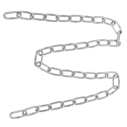 TOYZFRIENDY Edelstahlkette Rostfrei Vielseitige Sicherheitshundeleine und Hängeseil mit Robustem Eisenring für Haustiere Beleuchtung und Wäscheaufhängung TOYZFRIENDY Edelstahlkette Rostfrei Vielseitige Sicherheitshundeleine und Hängeseil mit Robustem Eisenring für Haustiere Beleuchtung und Wäscheaufhängung von TOYZFRIENDY