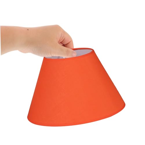 TOYZFRIENDY Einfacher Stoff Lampenschirm Trommelform für Tischlampen Langlebig Formstabil Vielseitig Einsetzbar in Wohn Schlafzimmer Hotel Büro Moderner Minimalistischer Stil Orangefarbene TOYZFRIENDY Einfacher Stoff Lampenschirm Trommelform für Tischlampen Langlebig Formstabil Vielseitig Einsetzbar in Wohn Schlafzimmer Hotel Büro Moderner Minimalistischer Stil Orangefarbene von TOYZFRIENDY