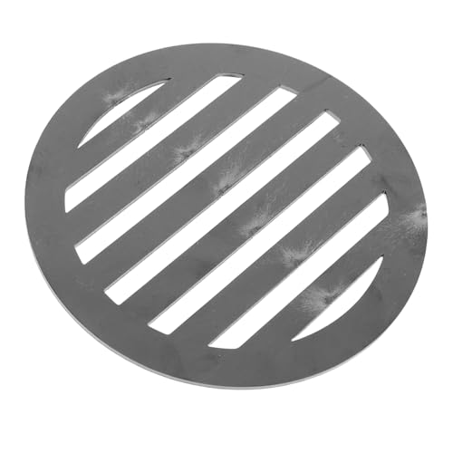 TOYZFRIENDY Eisenfeuerrost Rund Grillrost aus Robuste Holzkohle Grillplatte für Outdoor Bbq Camping Effiziente Luftzirkulation Einfache Langlebiges Grillzubehör TOYZFRIENDY Eisenfeuerrost Rund Grillrost aus Robuste Holzkohle Grillplatte für Outdoor Bbq Camping Effiziente Luftzirkulation Einfache Langlebiges Grillzubehör von TOYZFRIENDY