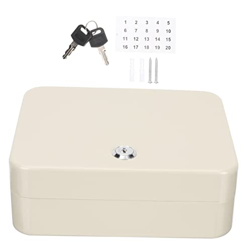 TOYZFRIENDY Fach Schlüsselkasten mit Schloss Wandmontage Schlüssel Aufbewahrungsbox Kompakter Schlüssel Organizer Sicheres Key Management für Zuhause und Büro von TOYZFRIENDY