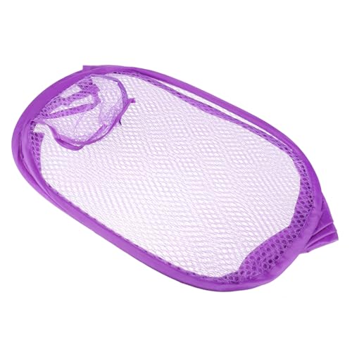 TOYZFRIENDY Faltbarer Wäschekorb Pop up aus Atmungsaktivem Mesh Leichter Wäschesammler mit Zwei Griffen und Seitentasche Robust und Platzsparend für Studentenwohnheim Camping und Kleine von TOYZFRIENDY