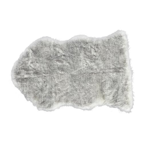 TOYZFRIENDY Fischförmiger Hochflor Teppich Wohnzimmer Flauschig Angenehm Dekorativ rutschfest Langlebig für Schlafzimmer und Wohnbereich von TOYZFRIENDY
