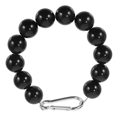 TOYZFRIENDY Flaggenmast Perlenschnur Halterung Beaded Flagpole Retainer Ring Schwarz PVC Schnur Befestigung Werkzeug für Fahnenstangen Winddicht Installieren von TOYZFRIENDY