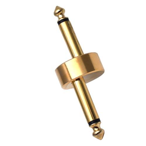 TOYZFRIENDY Gitarren Effekt Pedal Kuppler Doppelstecker Metall Robust Kompakt für Effekt Pedalboards Einfache Installation Platzsparend Langlebig von TOYZFRIENDY