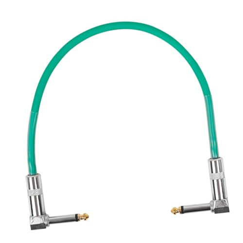 TOYZFRIENDY Gitarren Patchkabel Grün Instrumentenkabel mit PVC Kupfer Geräuscharm Interferent Kompatibel für Effektpedale und Musikinstrumente Einfaches Plug Play TOYZFRIENDY Gitarren Patchkabel Grün Instrumentenkabel mit PVC Kupfer Geräuscharm Interferent Kompatibel für Effektpedale und Musikinstrumente Einfaches Plug Play von TOYZFRIENDY