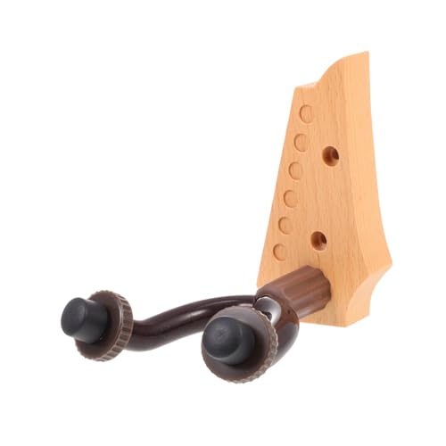 TOYZFRIENDY Gitarren Wandhalterung aus Buchenholz Stilvoller Bass und Ukulele Haken Platzsparender Wandhalter für Akustische und Elektrische Gitarren Einfache Montage Elegantes Design für von TOYZFRIENDY