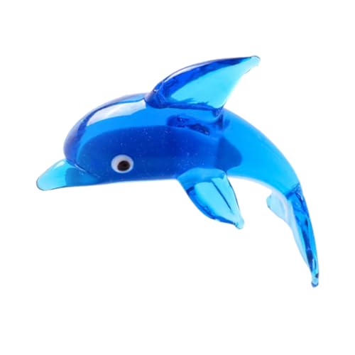 TOYZFRIENDY Glas Delfin Figurine Kreative Handgefertigte Glasdekoration Realistisch Geformt Feine Verarbeitung Sammlerstück und Geschenk für Zuhause und Büro TOYZFRIENDY Glas Delfin Figurine Kreative Handgefertigte Glasdekoration Realistisch Geformt Feine Verarbeitung Sammlerstück und Geschenk für Zuhause und Büro von TOYZFRIENDY