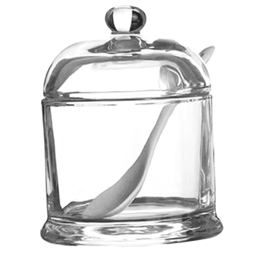 TOYZFRIENDY Glas Gewürzbehälter mit Keramik löffel Kompakter Gewürzspender für Salz Pfeffer Zucker Luftdichter Küchen Vorratsbehälter zur Frischen und Ordentlichen Aufbewahrung für Haushalt TOYZFRIENDY Glas Gewürzbehälter mit Keramik löffel Kompakter Gewürzspender für Salz Pfeffer Zucker Luftdichter Küchen Vorratsbehälter zur Frischen und Ordentlichen Aufbewahrung für Haushalt von TOYZFRIENDY