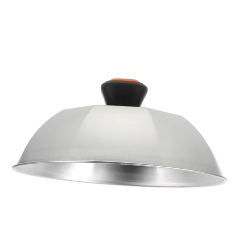 TOYZFRIENDY Grillabdeckung Octagonal Bbq Dome Deckel für Outdoor Camping Wok und Bratpfannen Hitzebeständig Vielseitig Einsetzbar Rostfrei für Steaks und Familiengrillfeste von TOYZFRIENDY
