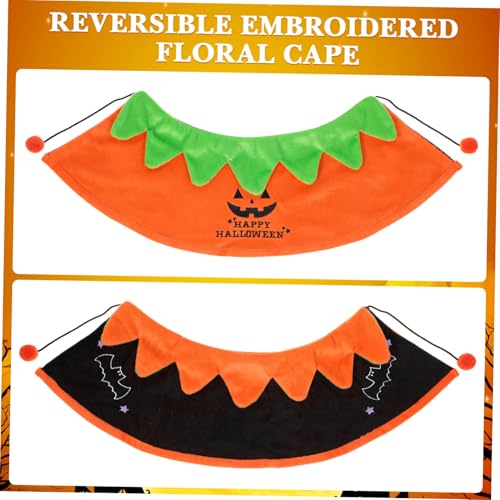 TOYZFRIENDY Halloween Haustier Umhang mit Besticktem Doppelseitigem Design Warmes Cosplay Kostüm für Hunde für Party und Fotografie Komfortables Material für Winternächte TOYZFRIENDY Halloween Haustier Umhang mit Besticktem Doppelseitigem Design Warmes Cosplay Kostüm für Hunde für Party und Fotografie Komfortables Material für Winternächte von TOYZFRIENDY