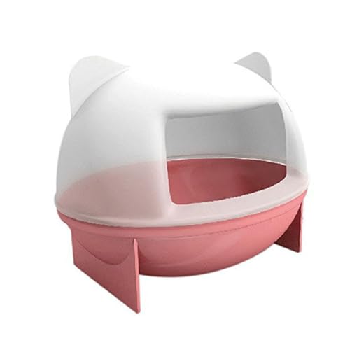 TOYZFRIENDY Hamster Badezimmer Haus mit Katzenohr Design Kleines Tierbad mit Schaufel Leicht zu Reinigen Langlebig Geeignet für Hamster Meerschweinchen Degu und Zwerghamster TOYZFRIENDY Hamster Badezimmer Haus mit Katzenohr Design Kleines Tierbad mit Schaufel Leicht zu Reinigen Langlebig Geeignet für Hamster Meerschweinchen Degu und Zwerghamster von TOYZFRIENDY