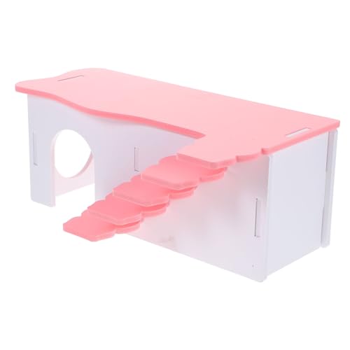 TOYZFRIENDY Hamster Haus mit Leiter Mehrkammer Versteckspielzeug und Sicher Multifunktionales Schlaf und Versteckhaus für Zwerghamster und Kleine Haustiere Ausruhen von TOYZFRIENDY