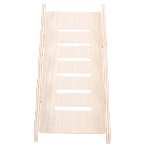 TOYZFRIENDY Hamster Holzleiter Kletterspielzeug für Zwerghamster Chinchilla und Kleine Nager Geruchlos Sichere Verarbeitung Kleines Klettergerüst für Käfiggestaltung und Artgerechte von TOYZFRIENDY