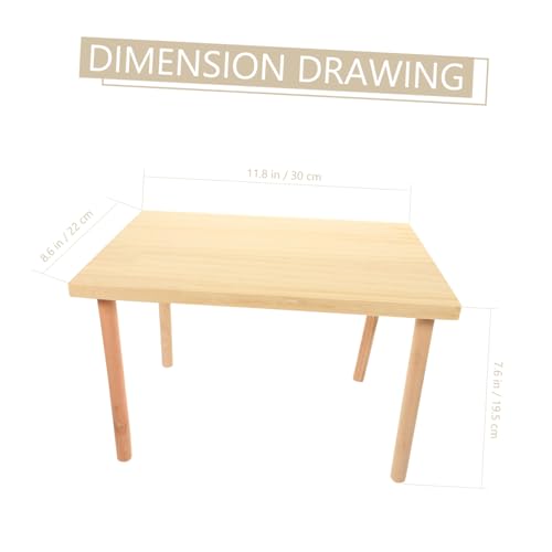 TOYZFRIENDY Hamster Holzplattform Klettertisch Multifunktionale Etagenplattform für Hamster Meerschweinchen Nagetier Zubehör Robust TOYZFRIENDY Hamster Holzplattform Klettertisch Multifunktionale Etagenplattform für Hamster Meerschweinchen Nagetier Zubehör Robust von TOYZFRIENDY