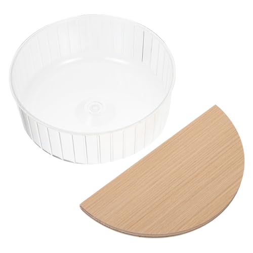 TOYZFRIENDY Hamster Sandbad Behälter Transparent mit Abnehmbarem Holzdeckel Rutschfestes Hamster Badewanne Toilette Glatte Kanten für Sicheres Hamsterbad Praktisches Badehaus für Kleine TOYZFRIENDY Hamster Sandbad Behälter Transparent mit Abnehmbarem Holzdeckel Rutschfestes Hamster Badewanne Toilette Glatte Kanten für Sicheres Hamsterbad Praktisches Badehaus für Kleine von TOYZFRIENDY