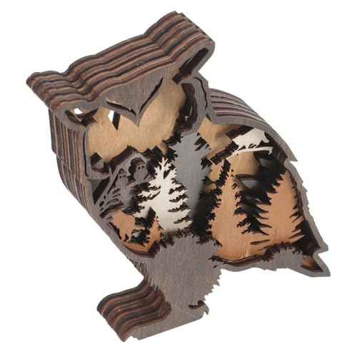 TOYZFRIENDY Handgeschnitzte Eulenskulptur aus Naturmaterial Leichte Rustikale Wanddekoration für Wohnzimmer Vielseitige Deko als Schlüssel Schmuckhalter Kreative Wohndeko für Schlafzimmer und TOYZFRIENDY Handgeschnitzte Eulenskulptur aus Naturmaterial Leichte Rustikale Wanddekoration für Wohnzimmer Vielseitige Deko als Schlüssel Schmuckhalter Kreative Wohndeko für Schlafzimmer und von TOYZFRIENDY