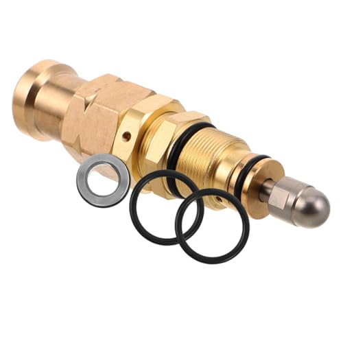 TOYZFRIENDY High Machine Accessories Hochdruckreiniger Injektorventil Waschmaschinenpumpenkopfregler Waschmaschinenpumpenkopfventil Hochdruckreiniger Ersatz Kupfer Golden von TOYZFRIENDY